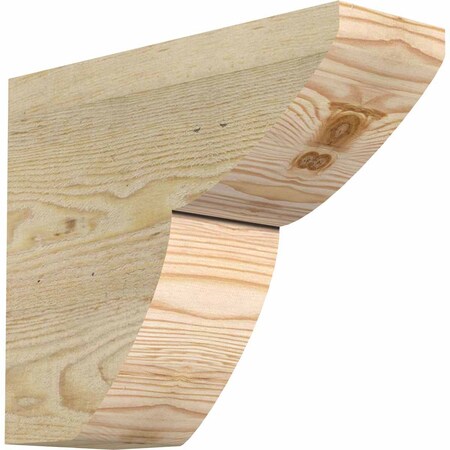 Ekena Millwork Crestline Rough Sawn Rafter Tail, Douglas Fir, 4"W x 10"H x 12"L RFT04X10X12CRE00RDF